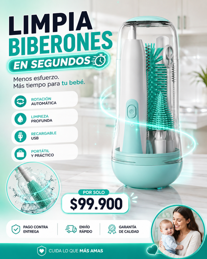 por que tu paz mental tambien importa, CleanBaby - LIMPIADOR ELECTRICO DE BIBERONES