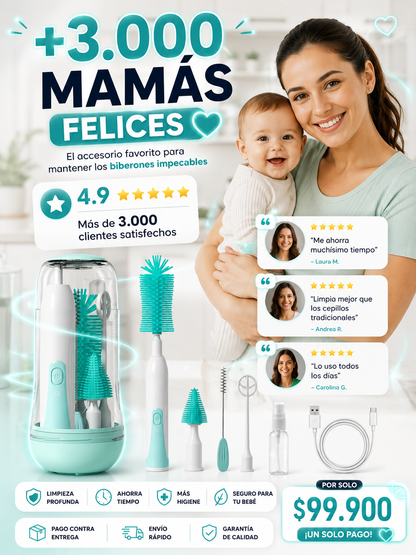por que tu paz mental tambien importa, CleanBaby - LIMPIADOR ELECTRICO DE BIBERONES