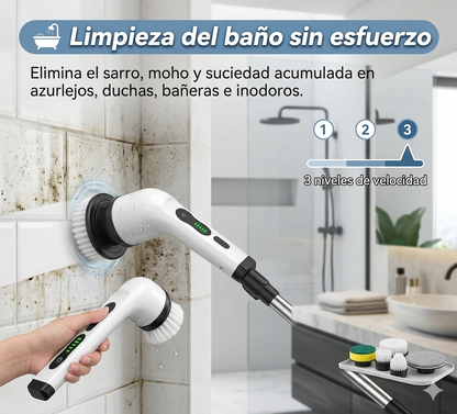 EasyClean Pro - CEPILLO DE LIMPIEZA INHALAMBRICO   9 EN 1