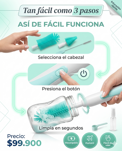 por que tu paz mental tambien importa, CleanBaby - LIMPIADOR ELECTRICO DE BIBERONES