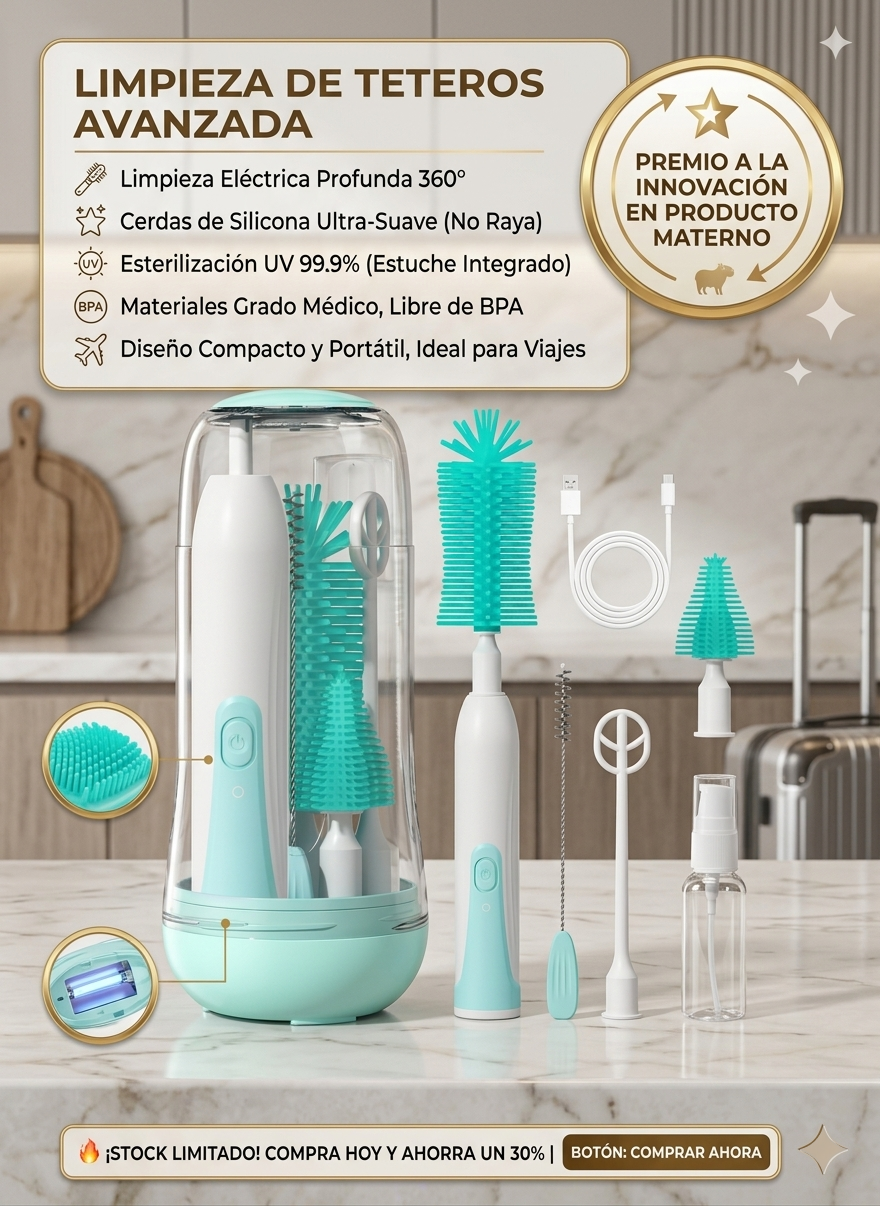 CleanBaby - LIMPIADOR ELECTRICO DE BIBERONES