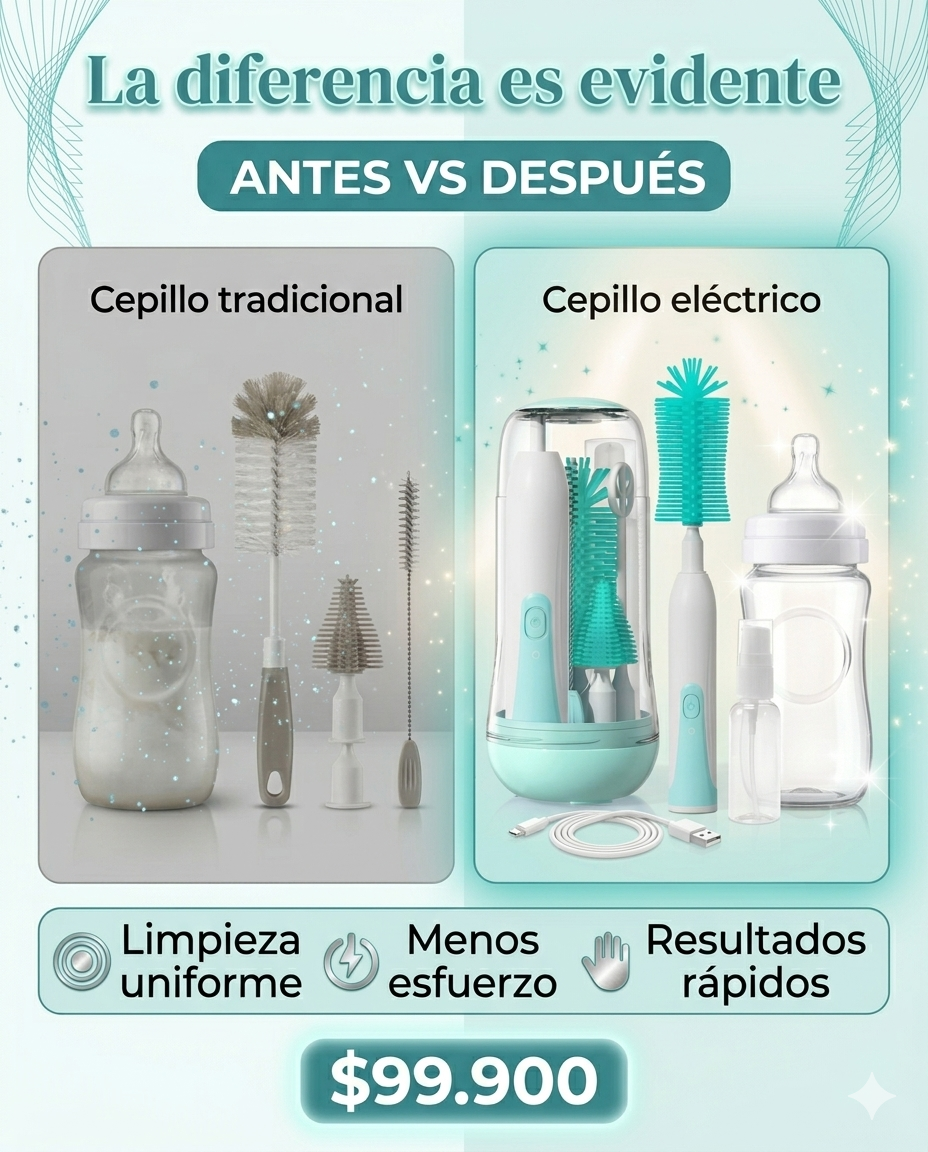 por que tu paz mental tambien importa, CleanBaby - LIMPIADOR ELECTRICO DE BIBERONES