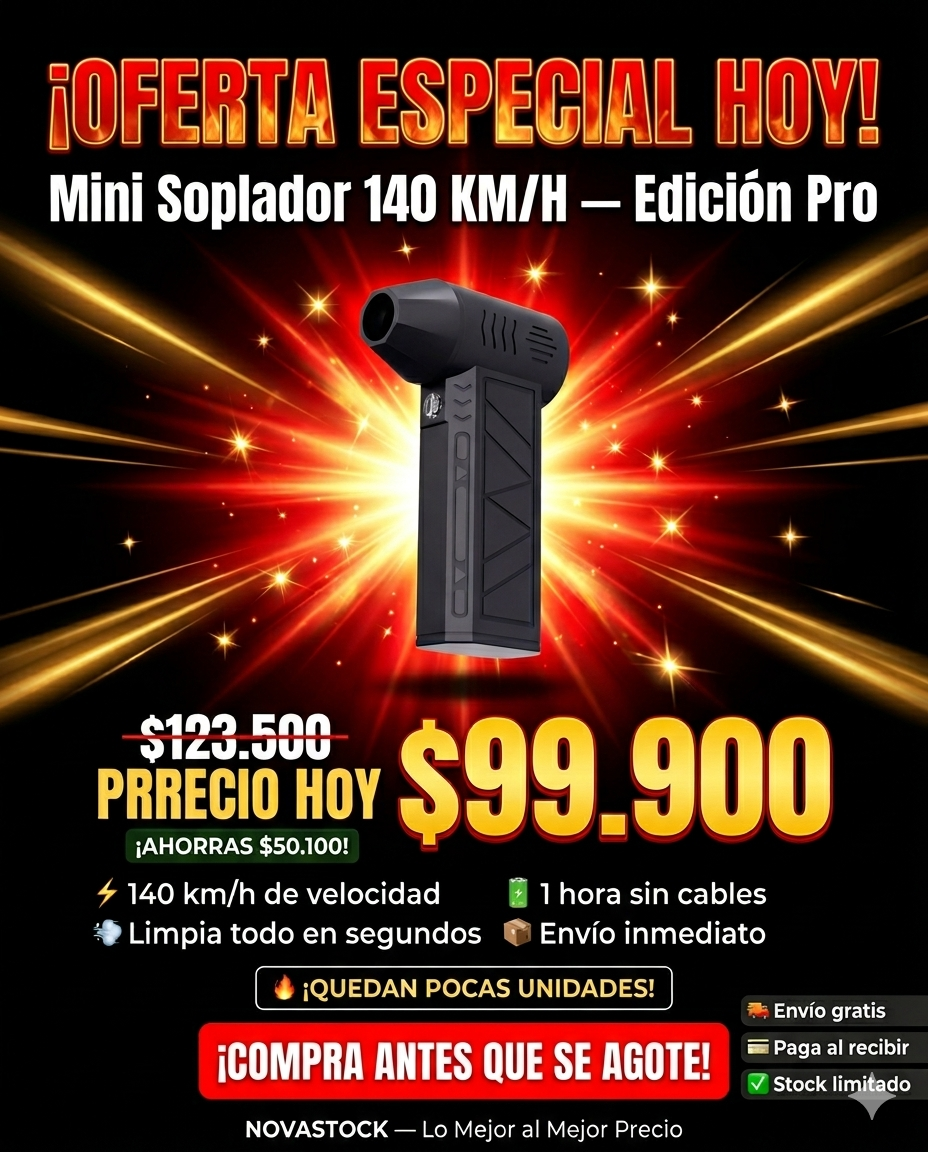 Mini Soplador Aire Portatil Presion