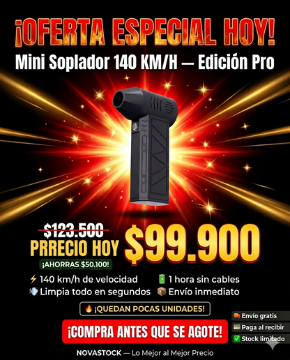 Mini Soplador Aire Portatil Presion