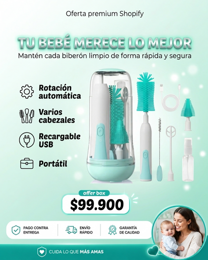 por que tu paz mental tambien importa, CleanBaby - LIMPIADOR ELECTRICO DE BIBERONES
