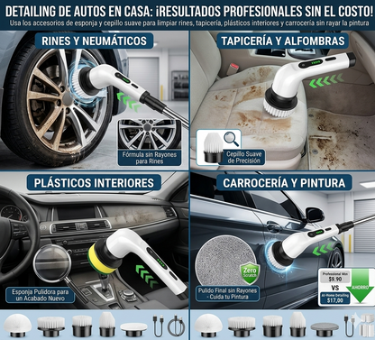 EasyClean Pro - CEPILLO DE LIMPIEZA INHALAMBRICO   9 EN 1
