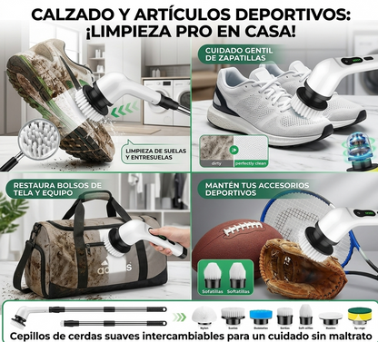 EasyClean Pro - CEPILLO DE LIMPIEZA INHALAMBRICO   9 EN 1